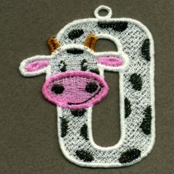 FSL Cow Alphabet 15 machine embroidery designs
