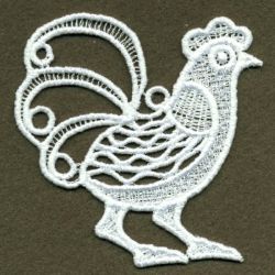 FSL Rooster 03 machine embroidery designs