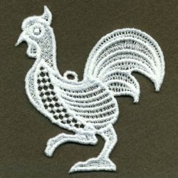 FSL Rooster 04 machine embroidery designs