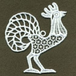 FSL Rooster 05 machine embroidery designs