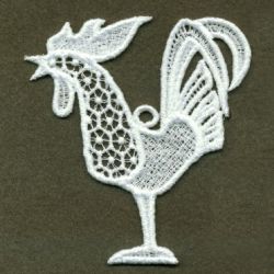 FSL Rooster 06 machine embroidery designs