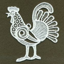 FSL Rooster 07 machine embroidery designs