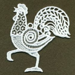 FSL Rooster 08 machine embroidery designs
