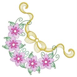 Flower Corners 01(Md) machine embroidery designs