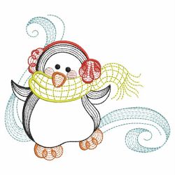Rippled Penguin(Sm) machine embroidery designs