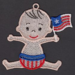Babys First 4th of July machine embroidery designs
