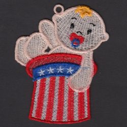 Babys First 4th of July 10 machine embroidery designs