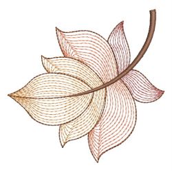 Rippled Leaves 01(Sm) machine embroidery designs