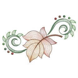 Rippled Leaves 03(Md) machine embroidery designs