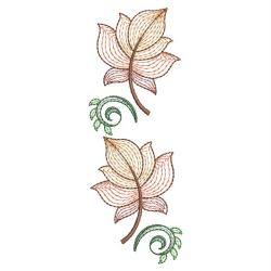 Rippled Leaves 08(Sm) machine embroidery designs