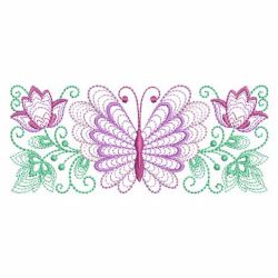 Rippled Dancing Butterfly(Lg) machine embroidery designs