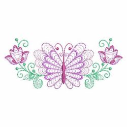 Rippled Dancing Butterfly 04(Sm) machine embroidery designs