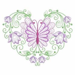 Rippled Dancing Butterfly 05(Md) machine embroidery designs