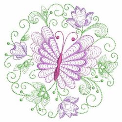Rippled Dancing Butterfly 06(Sm) machine embroidery designs
