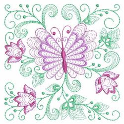 Rippled Dancing Butterfly 10(Md) machine embroidery designs