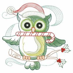 Sketch Owls 05(Lg) machine embroidery designs