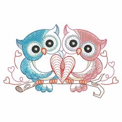 Sketch Owls 06(Md) machine embroidery designs