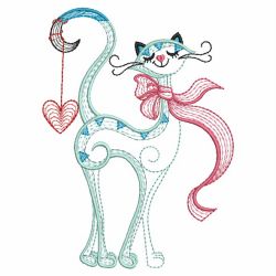 Valentine Cat 07(Md) machine embroidery designs