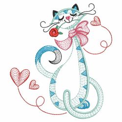 Valentine Cat 09(Sm) machine embroidery designs