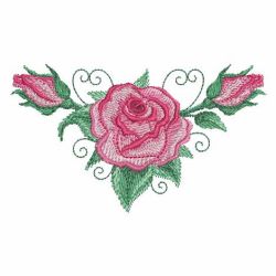 Colorful Roses 2 03(Sm) machine embroidery designs