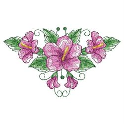 Watercolor Hibiscus 08(Lg)