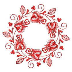 Redwork Valentine Roses 08(Md)
