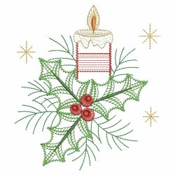 Heirloom Christmas Poinsettia 08(Md) machine embroidery designs
