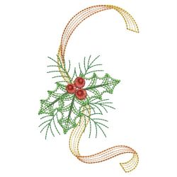 Heirloom Christmas Poinsettia 09(Sm) machine embroidery designs