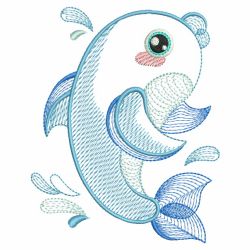 Rippled Sea Animals(Md) machine embroidery designs