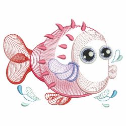 Rippled Sea Animals 08(Sm) machine embroidery designs