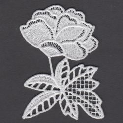 FSL White Flower 7 machine embroidery designs