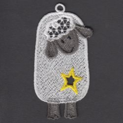 FSL Folk Art Sheep 1 machine embroidery designs