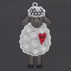 FSL Folk Art Sheep 1 07 machine embroidery designs