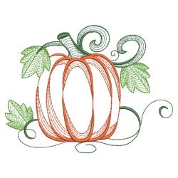 Vintage Autumn Pumpkin(Md) machine embroidery designs