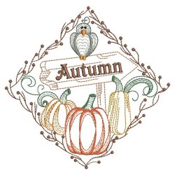 Vintage Autumn Pumpkin 09(Lg)