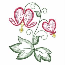 Bleeding Heart(Lg) machine embroidery designs