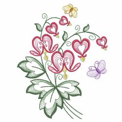 Bleeding Heart 04(Lg) machine embroidery designs