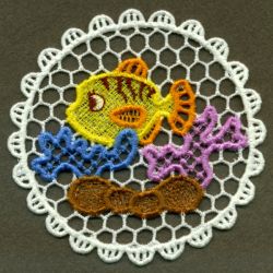 FSL Sea Animals Doily machine embroidery designs