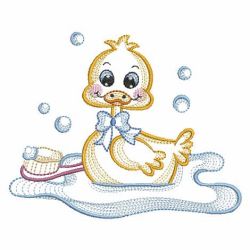 Rippled Cute Ducks 03(Lg) machine embroidery designs