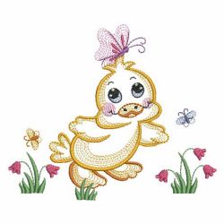 Rippled Cute Ducks 07(Md) machine embroidery designs