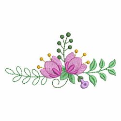 Colorful Decorative Flowers 03 machine embroidery designs