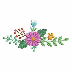 Colorful Decorative Flowers 06 machine embroidery designs