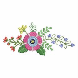 Colorful Decorative Flowers 09 machine embroidery designs