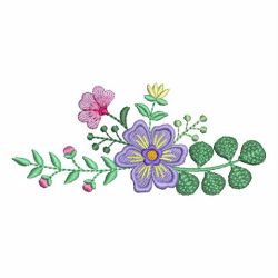 Colorful Decorative Flowers 10 machine embroidery designs