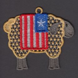 FSL Patriotic Animals 03 machine embroidery designs