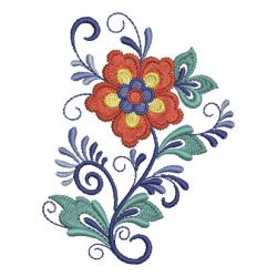Delft Flowers 03 machine embroidery designs