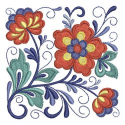 Delft Flowers 04 machine embroidery designs