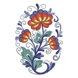 Delft Flowers 06 machine embroidery designs