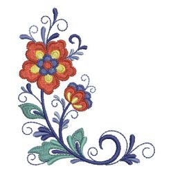 Delft Flowers 10 machine embroidery designs