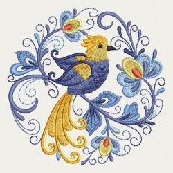 Delft Birds 05(Lg) machine embroidery designs